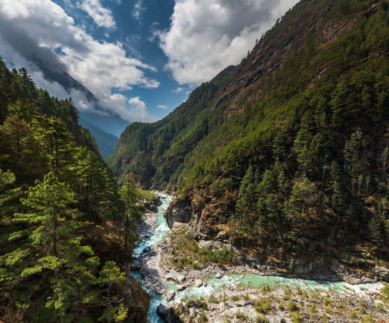 Trek: Phakding (2,610 M) - Monjo (2,835 M): 4-5 hrs (B,L,D)