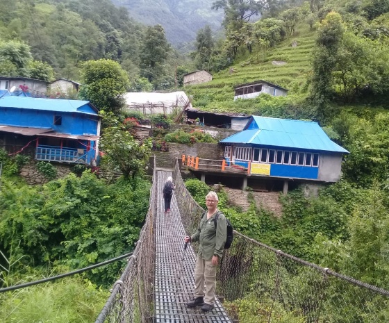 Chhomrong to Bamboo (2310m): 4 - 5 hours (B, L, D)