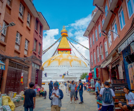 Drive to Kathmandu  & sightseeing