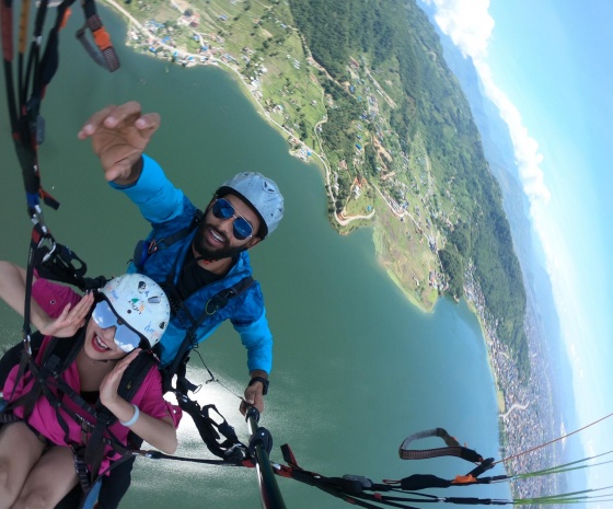 Full day in Pokhara to test your limits with optional adventure activities 