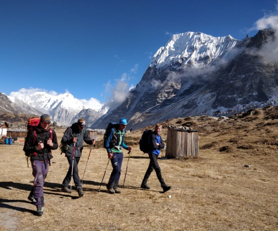 Trek Pangpema to Lhonak (4,780m/15,682ft): 3 - 4 hours 