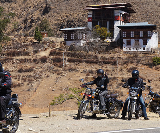 Motorbike Ride Punakha to Phobjikha