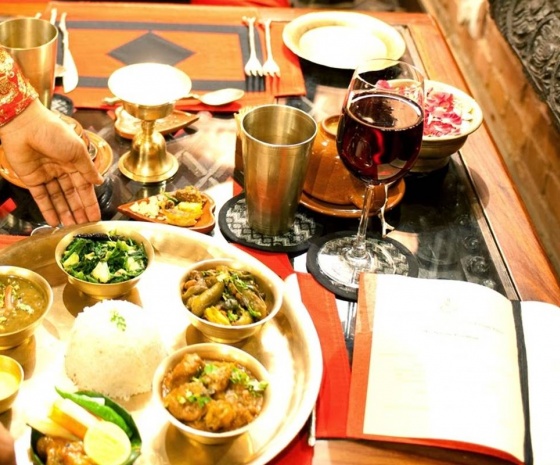 Chitwan - Kathmandu: 20 min flight; Krishnarpan Dinner (B, D)