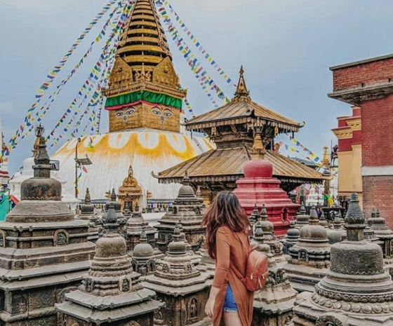 UNESCO Heritage Sites Tour in Kathmandu Valley: Sightseeing at Patan Durbar Square, Swayambhunath, Boudhanath & Pashupatinath followed by evening Aarati: 8-9 hours (B)