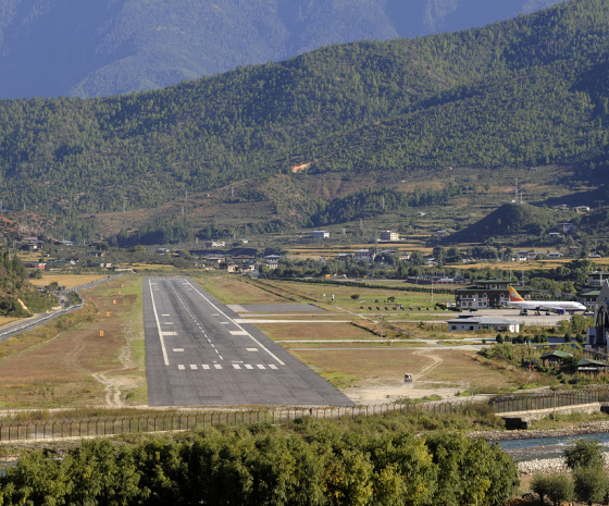 Arrival in Paro