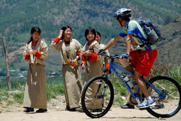 Bhutan cycling tour 