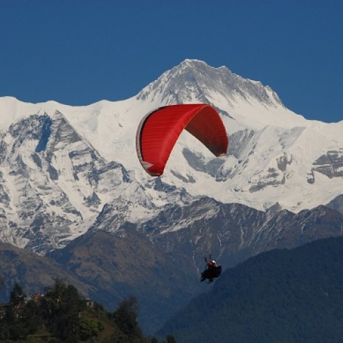 Paragliding in Pokhara